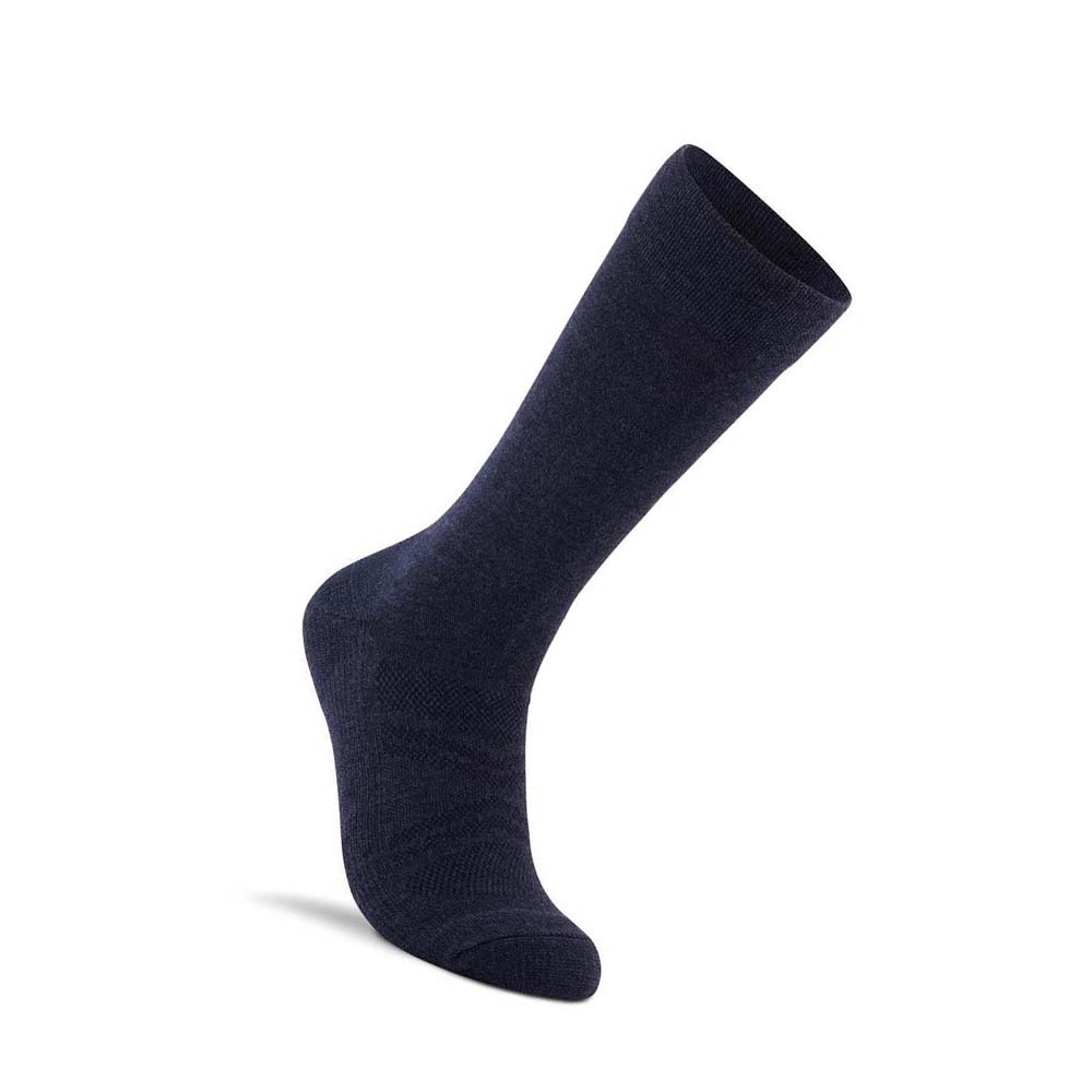 Men\'s Ecco Dress Crew Socks Navy | USA 832DFM